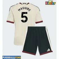 Manchester United Harry Maguire #5 3rd trikot Kinder 2026-27 Kurzarm (+ Kurze Hosen)